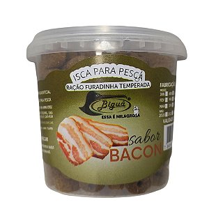 Ração de Pesca Furadinha Bacon 90g Bigua