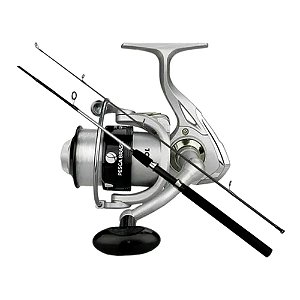 Kit Pesca Maxpower Vara 1,80m + Molinete 4000 Pesca Brasil