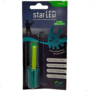 StarLed Com Bateria Ponteira De Vara de Pesca Garra Peixe