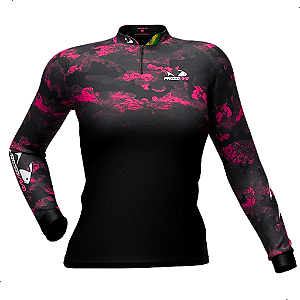 Camisa de Pesca Feminina Com Proteção UV Baby PV11 Presa Viva