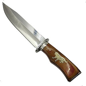 Faca Caça Pesca Luxo Fulltang Inox Churrasco Picanheira 7131