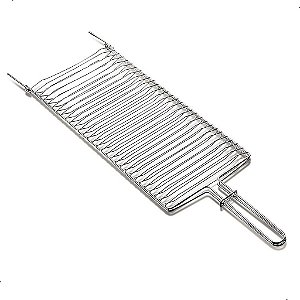 Grelha Super Grill 03 - Assar Linguiça Frango Peixe 81,5 x 26,5cm Mor