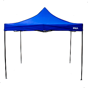 Tenda Gazebo 3x3m Praia Azul Dobrável Sanfonada Kala Pagoda