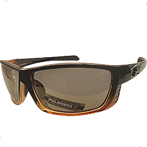 Óculos Polarizado Para Pesca Esportiva S2568-OR Orange/Black Lizard