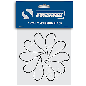 Anzol Maruseigo Black Cartela Vários Tamanhos - Summer