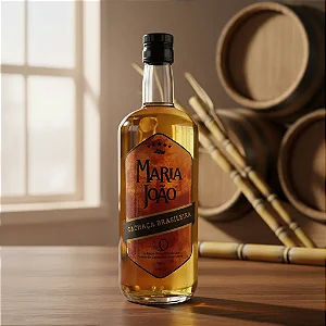 Cachaça Maria João Envelhecida Carvalho Americano 700ml Alambique