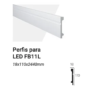 Perfis para LED FB11L