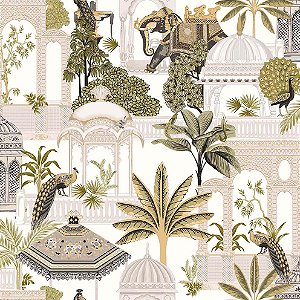 Papel de Parede Botany House - Animal - 15537 - Vinílico