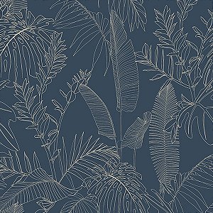 Papel de Parede Icon - Folhas e Flores - A69303 - Vinílico