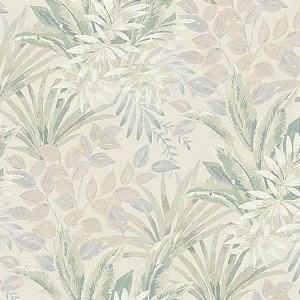 Papel de Parede Time - Folhas e Flores - TJ3202 - Vinílico