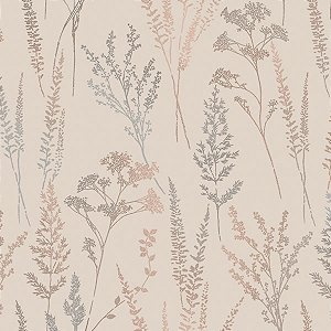 Papel de Parede Time - Folhas e Flores - UI3205 - Vinílico