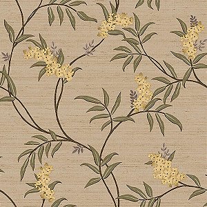Papel de Parede Tradizione - Folhas e Flores - 33302 - Vinílico