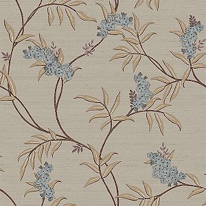 Papel de Parede Tradizione - Folhas e Flores - 33303 - Vinílico