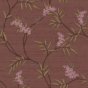 Papel de Parede Tradizione - Folhas e Flores - 33308 - Vinílico