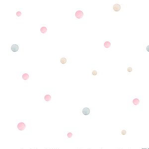 Papel de Parede Doce Bebê 2 - Poa - DB803 - Vinílico