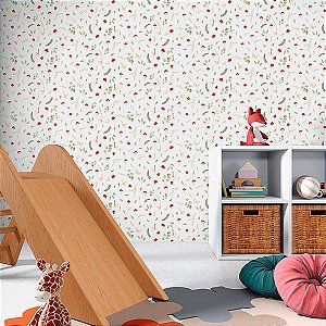 Papel de Parede Sonhos - Folhas e Flores - 4225 - Vinílico