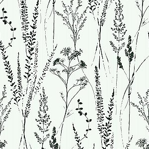 Papel de Parede Ciara - Folhas e Flores - a64201 - Vinílico