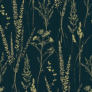 Papel de Parede Ciara - Folhas e Flores - a64203 - Vinílico