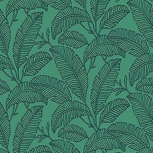 Papel de Parede Ciara - Folhas e Flores - a66401 - Vinílico