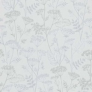 Papel de Parede Kylie - Folhas e Flores - 34320 - TNT - Vinílico