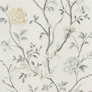 Papel de Parede Gioia 2 - Folhas e Flores - 44828 - Vinílico