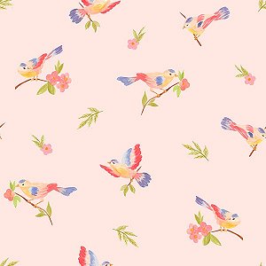 Papel de Parede Bosque da Imaginação - Animal - 81055 - Vinílico