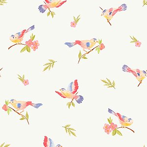 Papel de Parede Bosque da Imaginação - Animal - 81079 - Vinílico