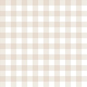 Papel de Parede Doce Estilo - Xadrez - 82199 - Vinílico