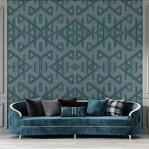 Papel de Parede HF Orient II - Abstrato - 2606-7 - Vinílico