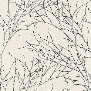 Papel de Parede Tesori Italiani - Folhas e Flores  - 45001 - TNT - Vinílico