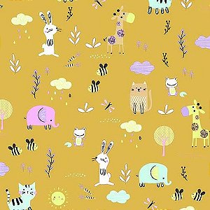 Papel de Parede Pure Kids & Teens - Infantil - KT68460 - Vinílico