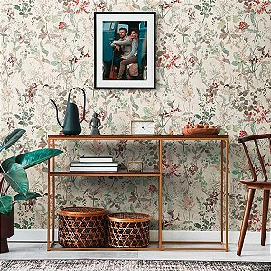 Papel de Parede Antigua - Folhas e Flores - 388252 - Vinílico
