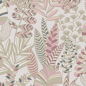 Papel de Parede Antigua - Folhas e Flores - 390954 - Vinílico