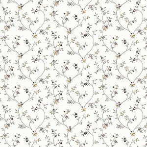Papel de Parede Happy - Folhas e Flores - 12333 - Vinílico