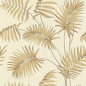 Papel de Parede Sejours & Chambres - Folhas e Flores - 11190902 - Vinílico