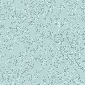 Papel de Parede Sejours & Chambres - Folhas e Flores - 51194904 - Vinílico