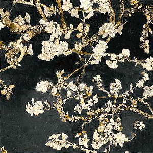 Papel de Parede Van Gohg - Folhas e Flores - 17145 - Vinílico