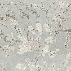 Papel de Parede Van Gohg - Folhas e Flores - 220060 - Vinílico