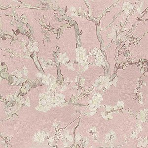Papel de Parede Van Gohg - Folhas e Flores - 220061 - Vinílico