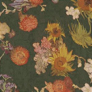 Papel de Parede Van Gohg - Folhas e Flores - 221515 - Vinílico