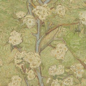 Papel de Parede Van Gohg - Folhas e Flores - 221521 - Vinílico