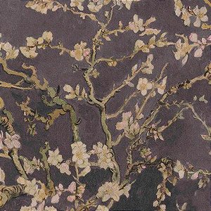 Papel de Parede Van Gohg - Folhas e Flores - 221552 - Vinílico