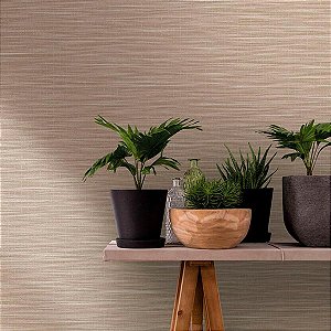 Papel de Parede Botânica - Palha - 33316 - Vinílico