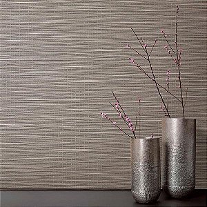 Papel de Parede Botânica - Palha - 33319 - Vinílico