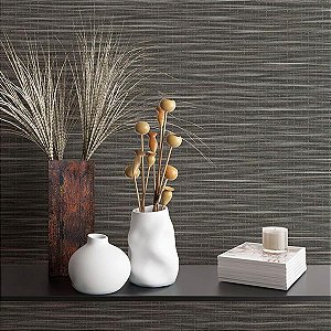 Papel de Parede Botânica - Palha - 33320 - Vinílico