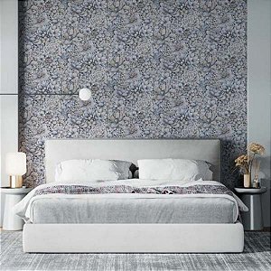 Papel de Parede Botânica - Folhas e Flores - 33955 - Vinílico