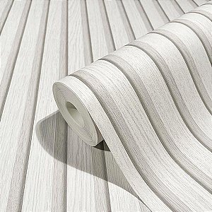 Papel de Parede Botânica - Madeira - 33956 - Vinílico