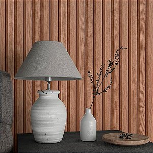 Papel de Parede Botânica - Madeira - 33958 - Vinílico