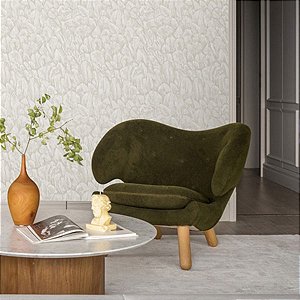 Papel de Parede Avalon 2 - Folhas e Flores - AVA247 - Vinílico