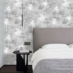Papel de Parede Avalon 2 - Folhas e Flores - AVA253 - Vinílico